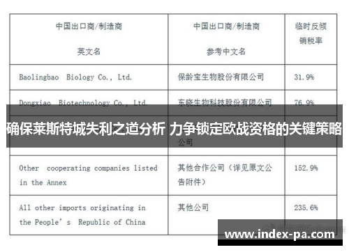 确保莱斯特城失利之道分析 力争锁定欧战资格的关键策略