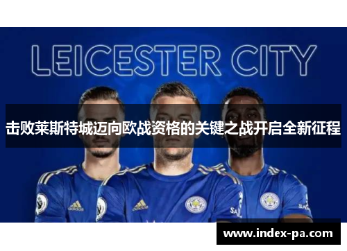 击败莱斯特城迈向欧战资格的关键之战开启全新征程 击败莱斯特城迈向欧战资格的关键之战开启全新征程