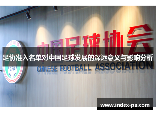 足协准入名单对中国足球发展的深远意义与影响分析